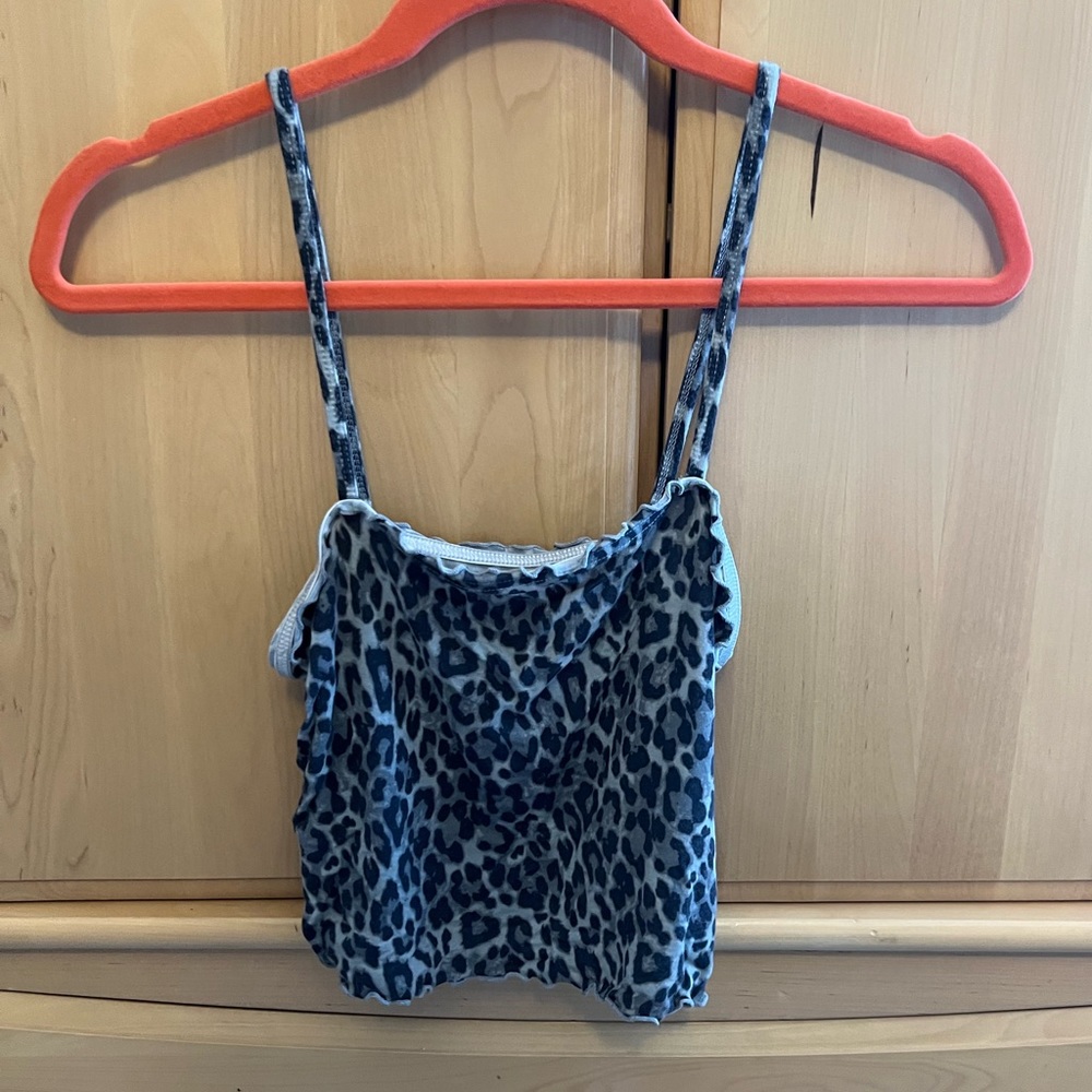 Cheetah tank top